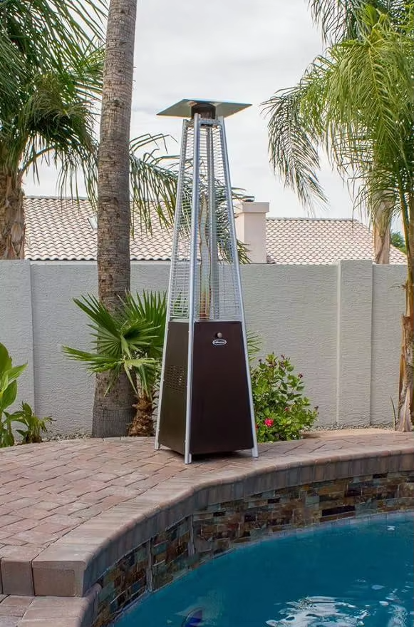 LivingHome Pyramid Outdoor Patio Heater