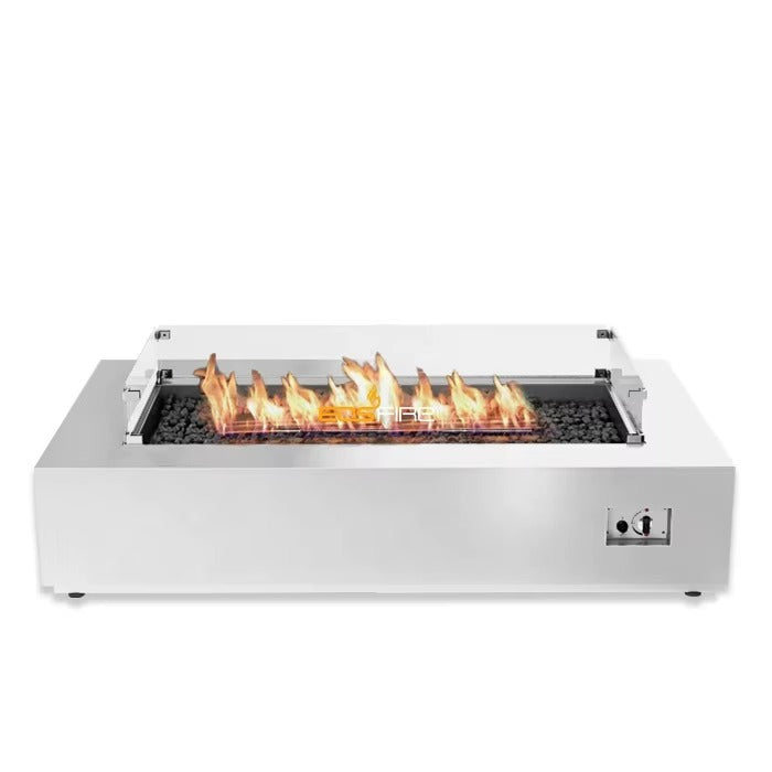 LivingHome HavenFire Rectangular Outdoor Gas Fire Table